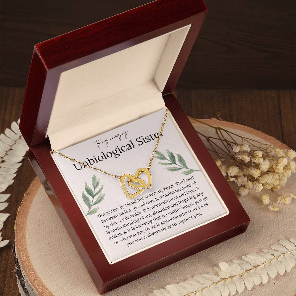 Necklace Gift for Bonus Sister - You Are the Family I Gained Along the Way