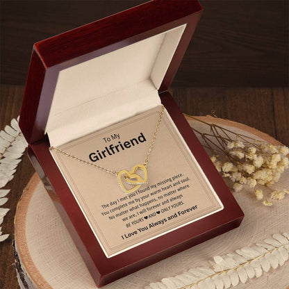 Girlfriend Necklace Gift From Boyfriend On Birthday, Wedding, Anniversary, Valentine's Day