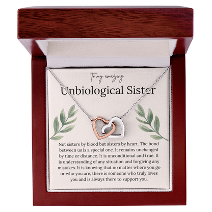 Necklace Gift for Bonus Sister - You Are the Family I Gained Along the Way