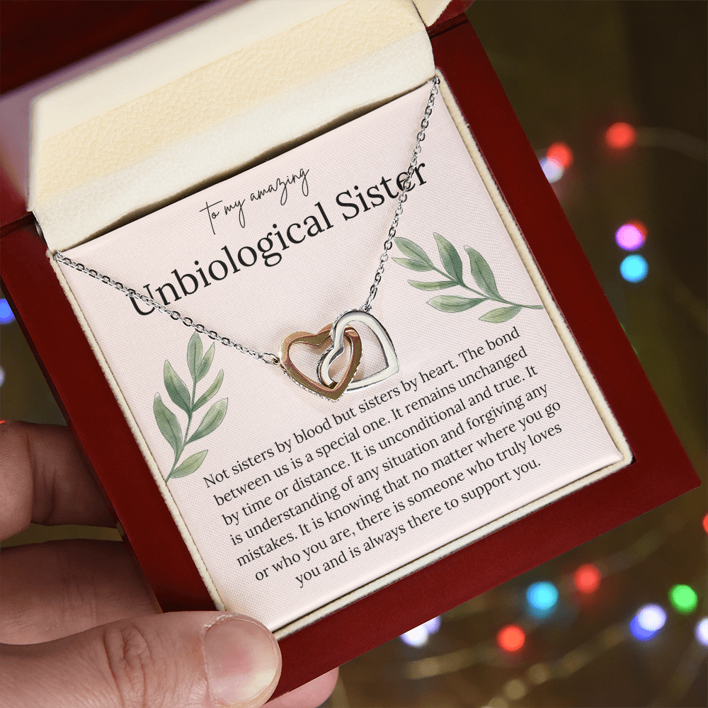 Necklace Gift for Bonus Sister - You Are the Family I Gained Along the Way