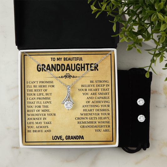 To My Granddaughter From Dad, Granddaughter Gifts From Mom, Meaningful Gifts