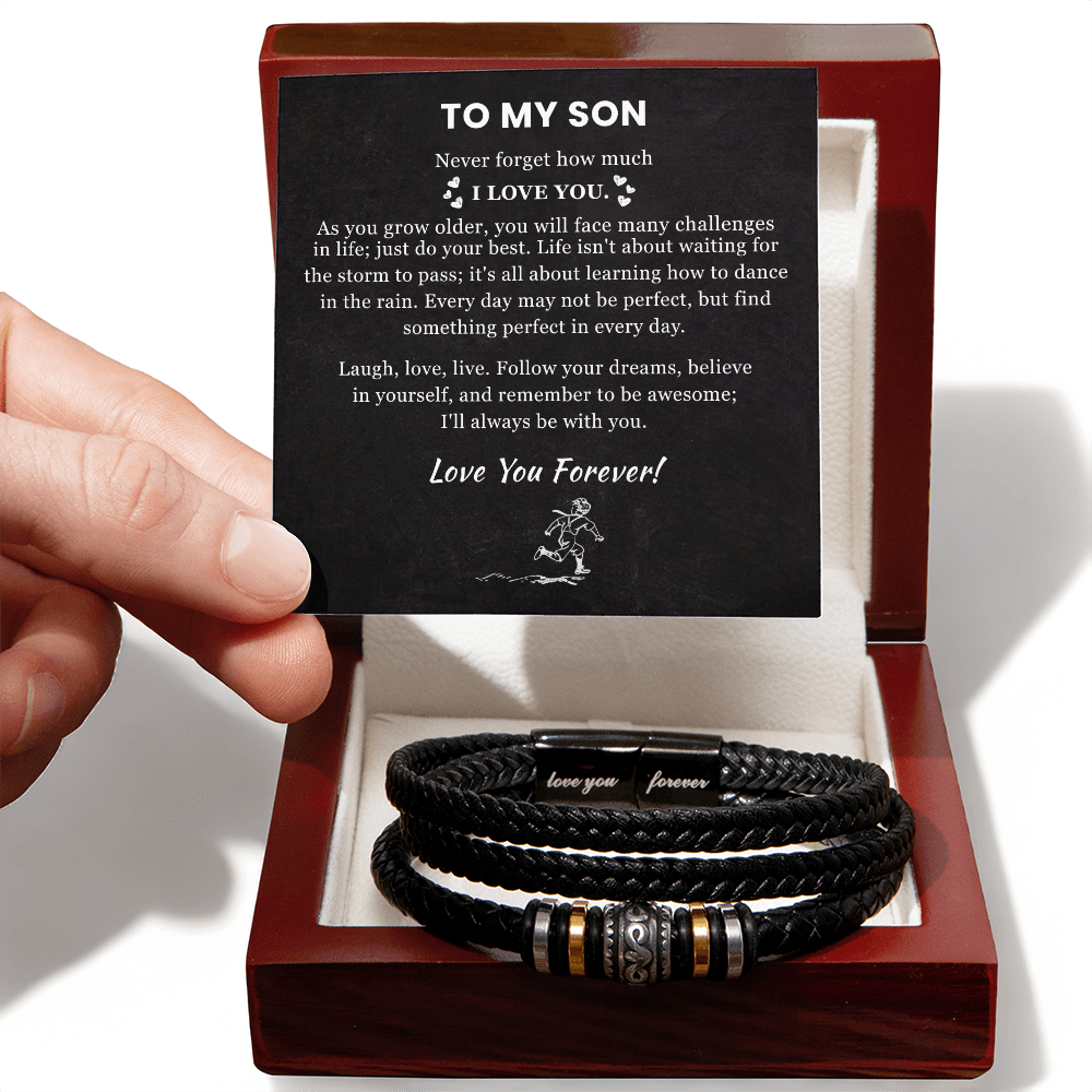 To My Son Bracelet – Meaningful Gift from Mom or Dad