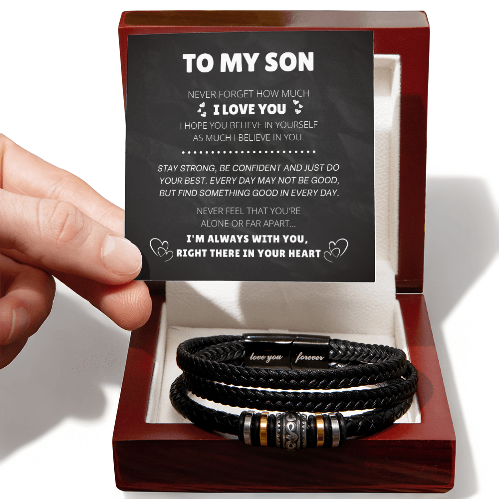 To My Son Bracelet | "Love You Forever" Meaningful Gift for Son 2026