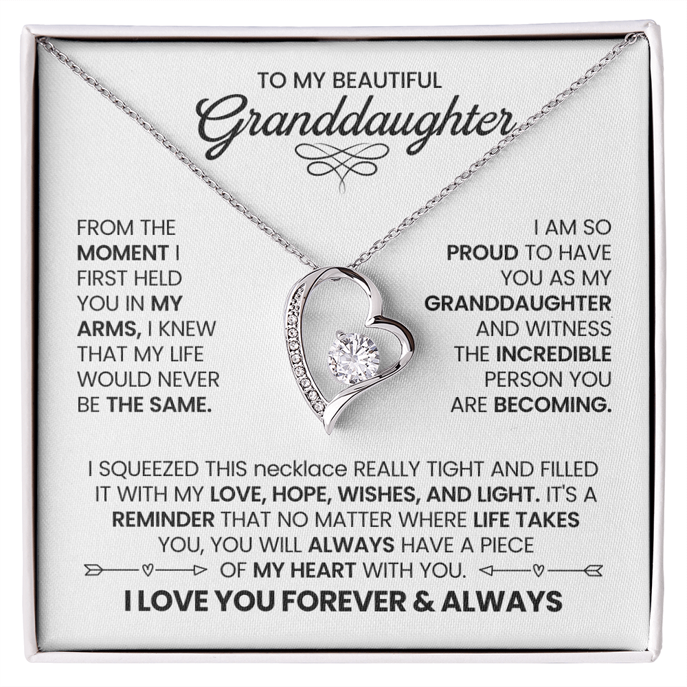 To My Beautiful Granddaughter - Carry My Love Wherever You Go