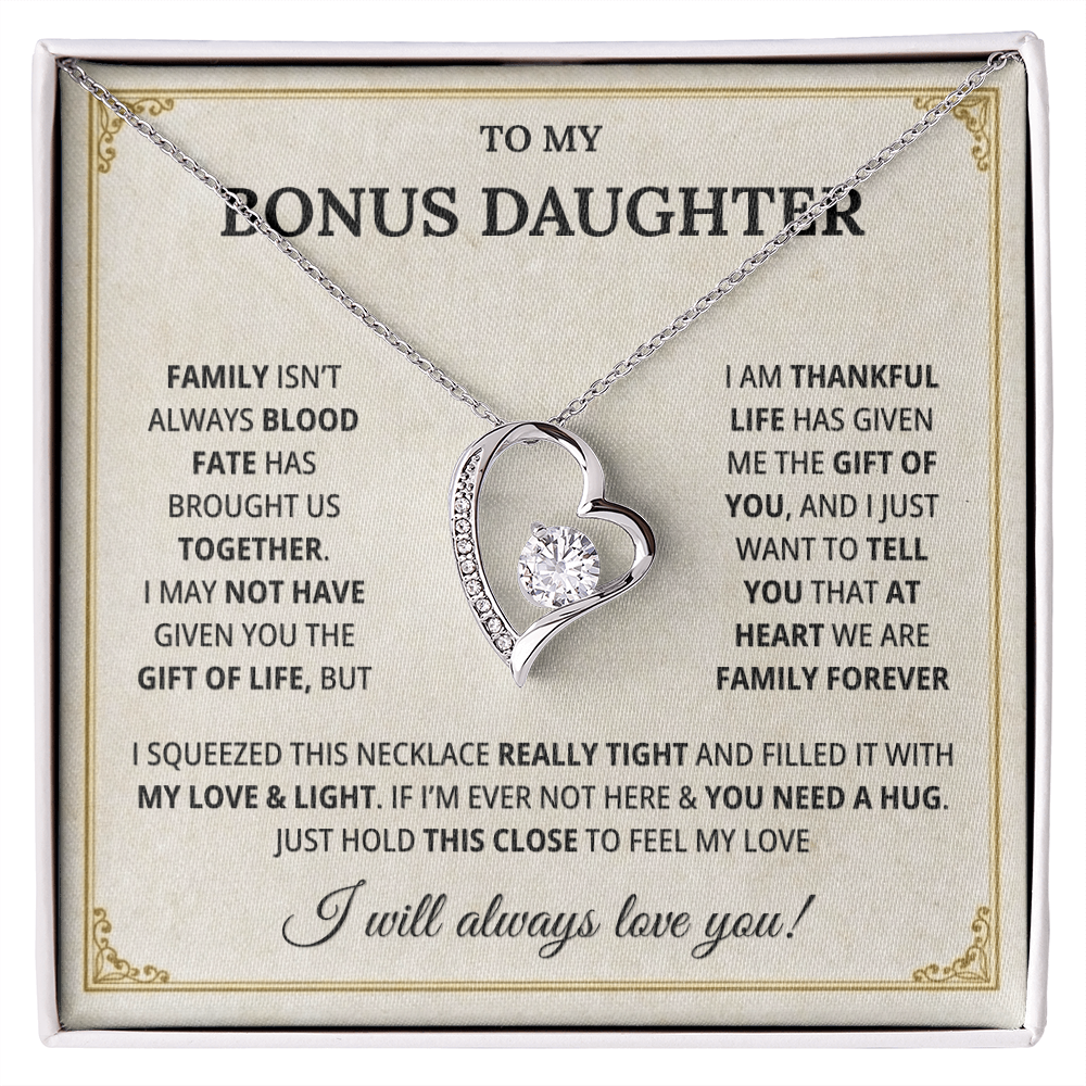 Jewelry Gifts for Stepdaughter at Wedding, Necklaces for Stepdaughter From Stepdad