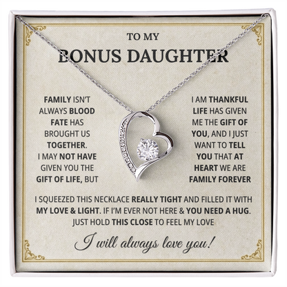 Jewelry Gifts for Stepdaughter at Wedding, Necklaces for Stepdaughter From Stepdad