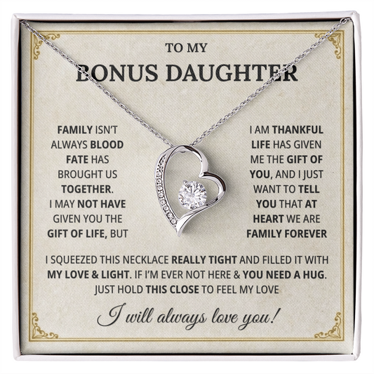 Jewelry Gifts for Stepdaughter at Wedding, Necklaces for Stepdaughter From Stepdad