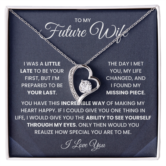 To My Future Wife Necklace – Wedding Gift for Bride