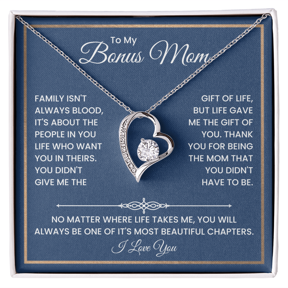 Mother's Day Jewelry Gift for Step Mom From Son or Daughter
