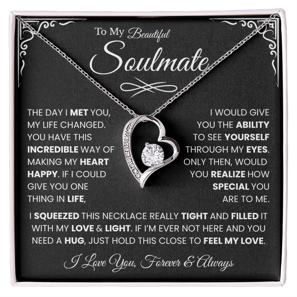 My Wife Necklace From Husband, Gifts for Fiancee Women, Soulmate Gifts for Her