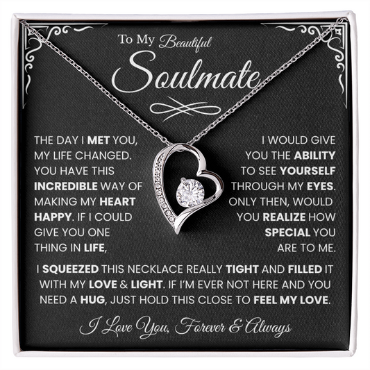 My Wife Necklace From Husband, Gifts for Fiancee Women, Soulmate Gifts for Her