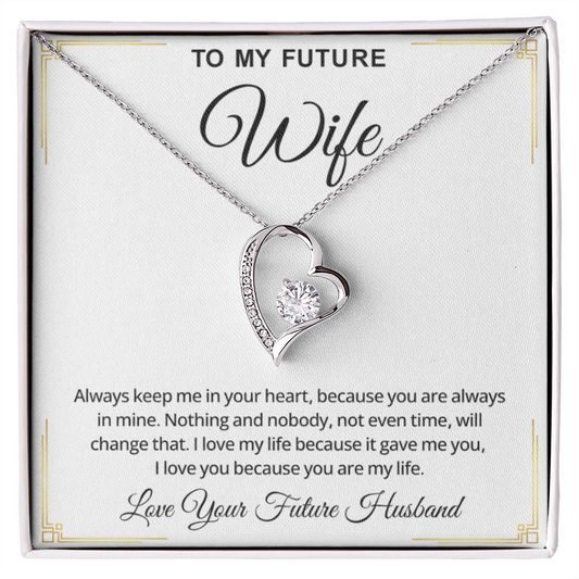 To My Future Wife Necklace – Romantic Promise Jewelry for Fiancée & Soulmate