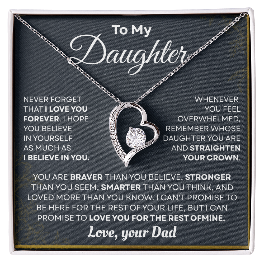 For My Daughter from Dad – A Meaningful Keepsake for Birthday, Christmas & Graduation
