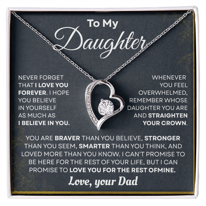 For My Daughter from Dad – A Meaningful Keepsake for Birthday, Christmas & Graduation