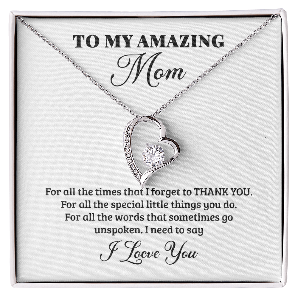 To My Mom Gift from Son | Best Selling Mother's Day 2026 Strength and Love Necklace