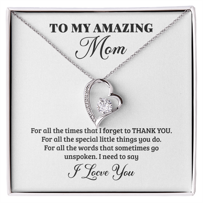 To My Mom Gift from Son | Best Selling Mother's Day 2026 Strength and Love Necklace