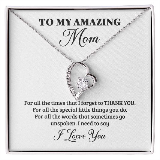 To My Mom Gift from Son | Best Selling Mother's Day 2026 Strength and Love Necklace