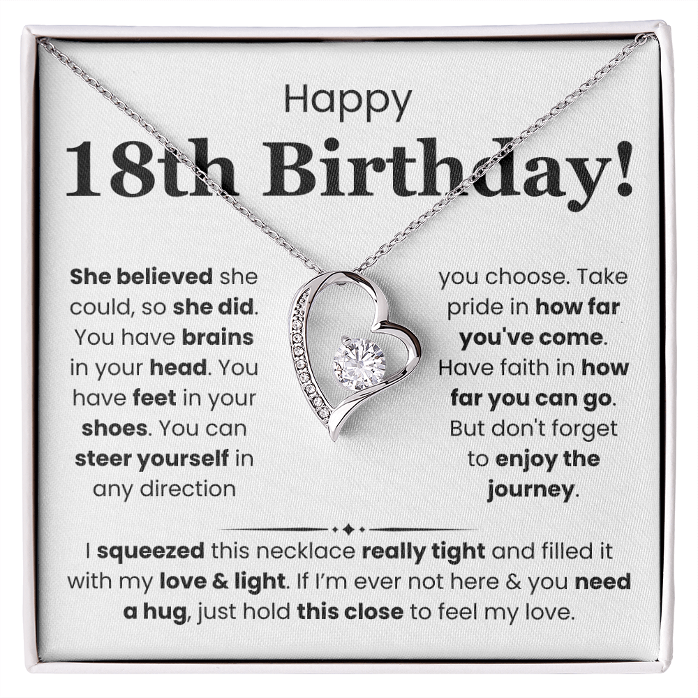 18th Birthday Necklace for Her – Heartfelt Milestone Gift