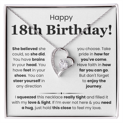 18th Birthday Necklace for Her – Heartfelt Milestone Gift
