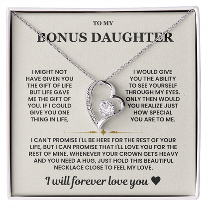 Bonus Daughter Gifts From Stepdad Stepmom With Heartfelt Message & Gift Box