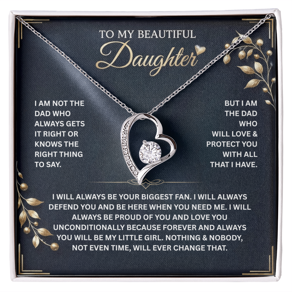 Daughter Jewelry Gift – Inspirational Necklace from Mom or Dad