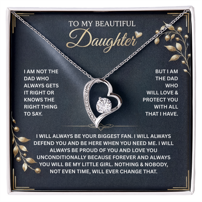 Daughter Jewelry Gift – Inspirational Necklace from Mom or Dad