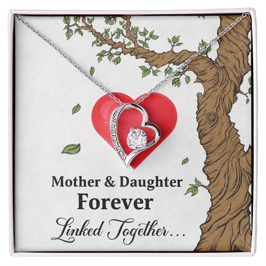 To My Beautiful Mom - You're My Universe! Forever Love Necklace