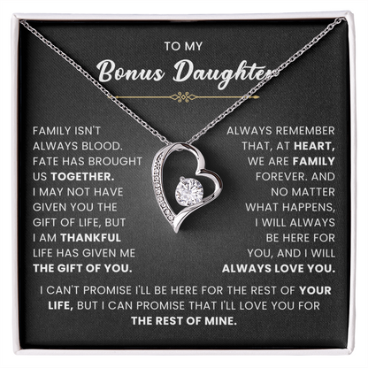 Bonus Daughter Gifts From Stepdad Stepmom With Heartfelt Message & Gift Box