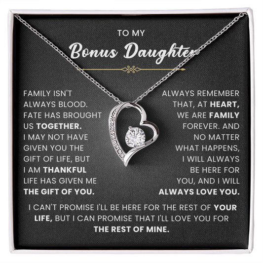 Bonus Daughter Gifts From Stepdad Stepmom With Heartfelt Message & Gift Box