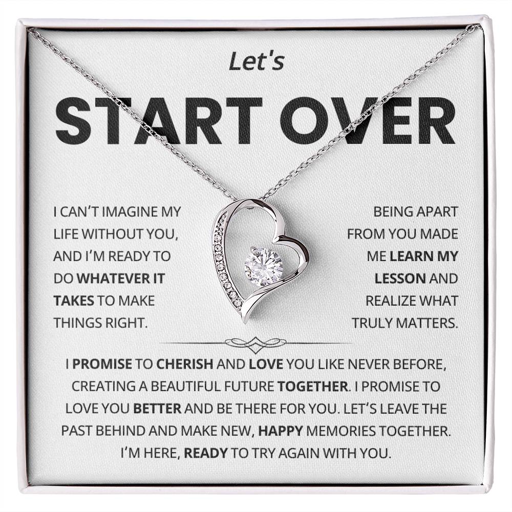 To My Soulmate Necklace - Start Over Gifts For Her