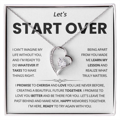 To My Soulmate Necklace - Start Over Gifts For Her