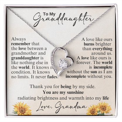 To My Beautiful Granddaughter - Never Stop Believing in Yourself