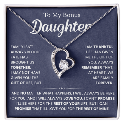 To My Beautiful Daughter-In-Law Necklace From Mommy, Perfect For Birthday, Christmas