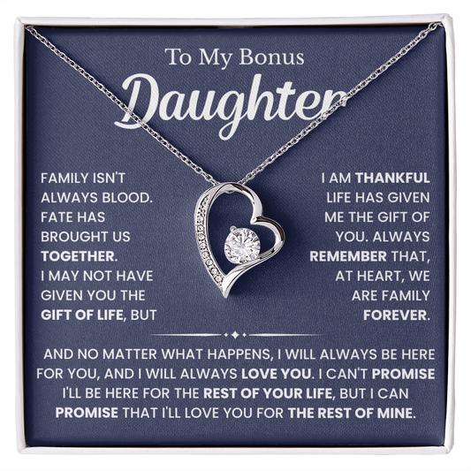 To My Beautiful Daughter-In-Law Necklace From Mommy, Perfect For Birthday, Christmas