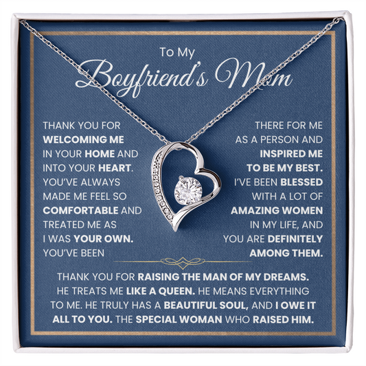 To My Boyfriends Mom Necklace - Forever Love Jewelry