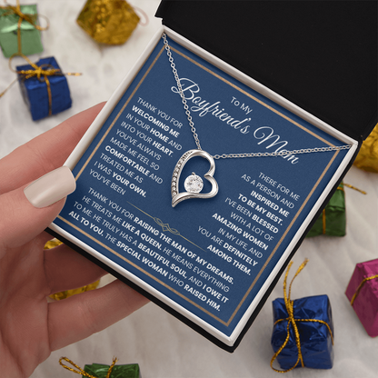 To My Boyfriends Mom Necklace - Forever Love Jewelry