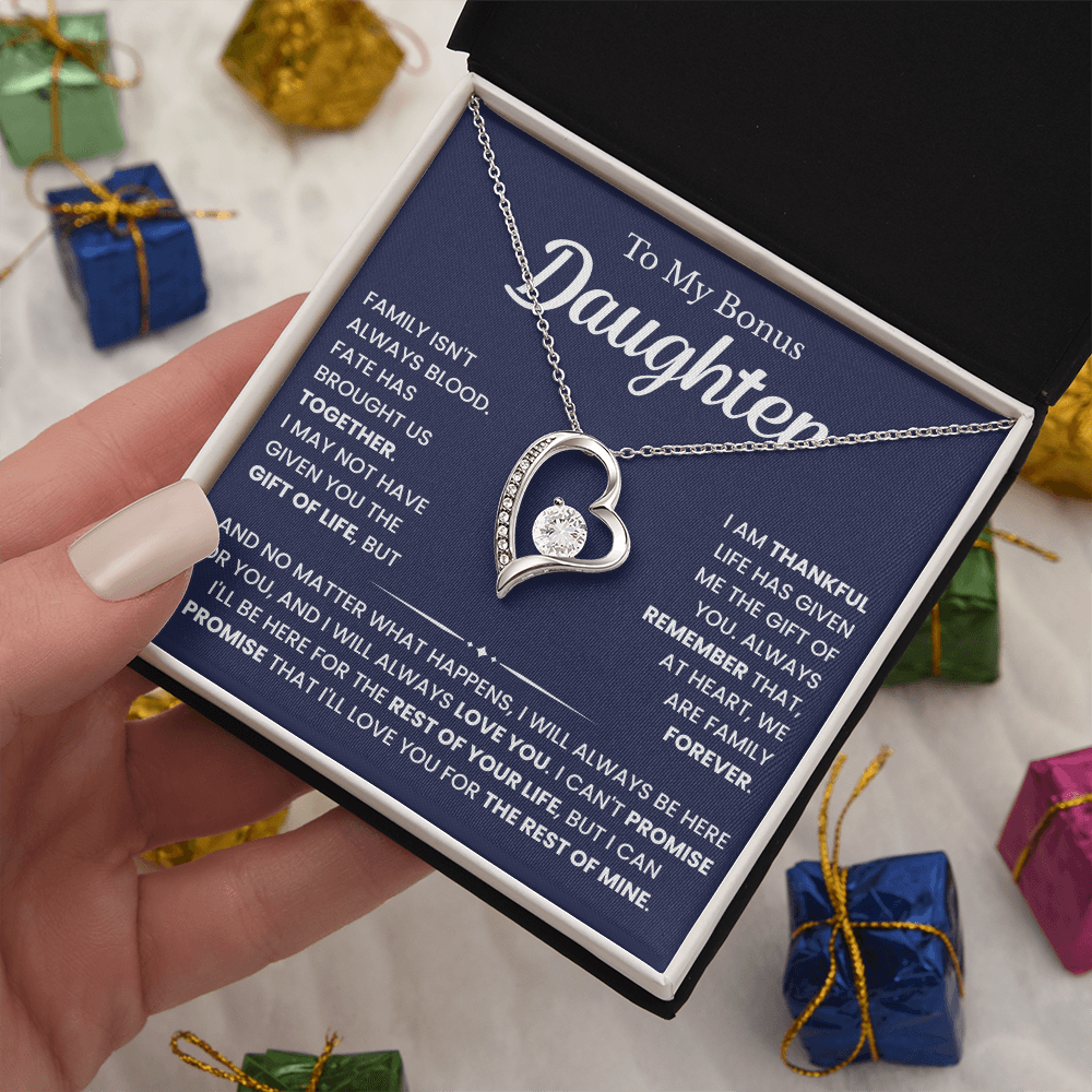To My Beautiful Daughter-In-Law Necklace From Mommy, Perfect For Birthday, Christmas