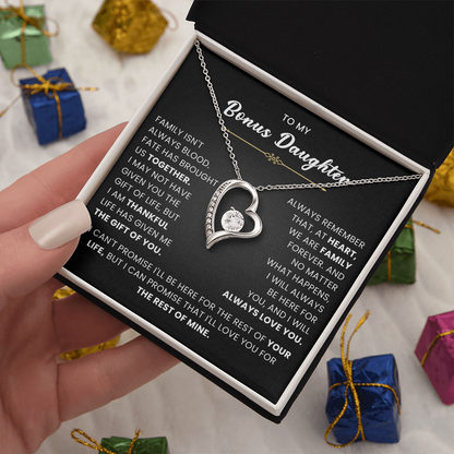 Bonus Daughter Gifts From Stepdad Stepmom With Heartfelt Message & Gift Box