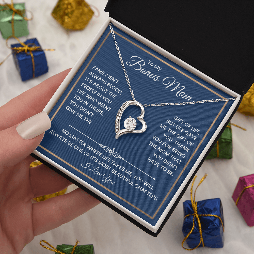 Mother's Day Jewelry Gift for Step Mom From Son or Daughter
