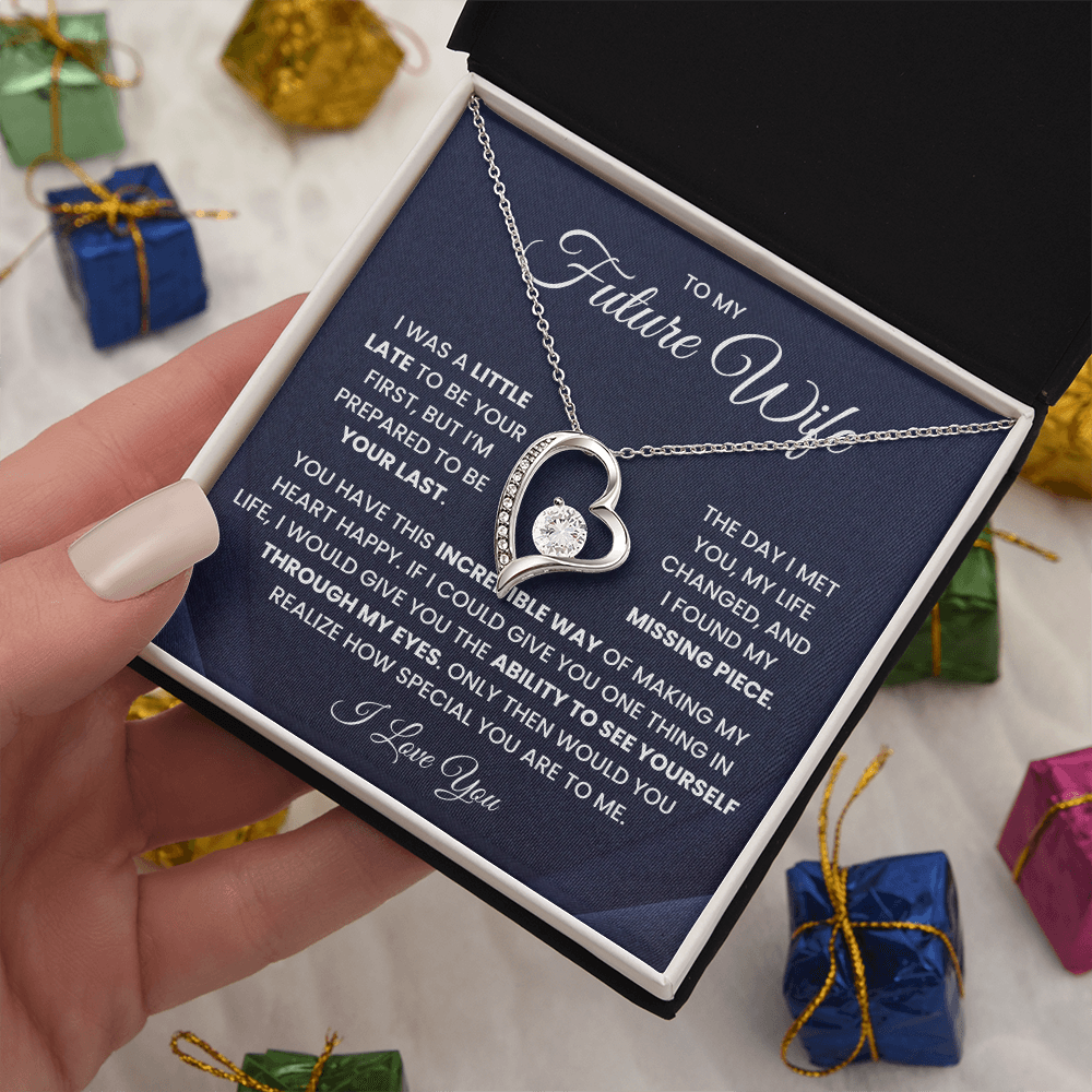 To My Future Wife Necklace – Wedding Gift for Bride