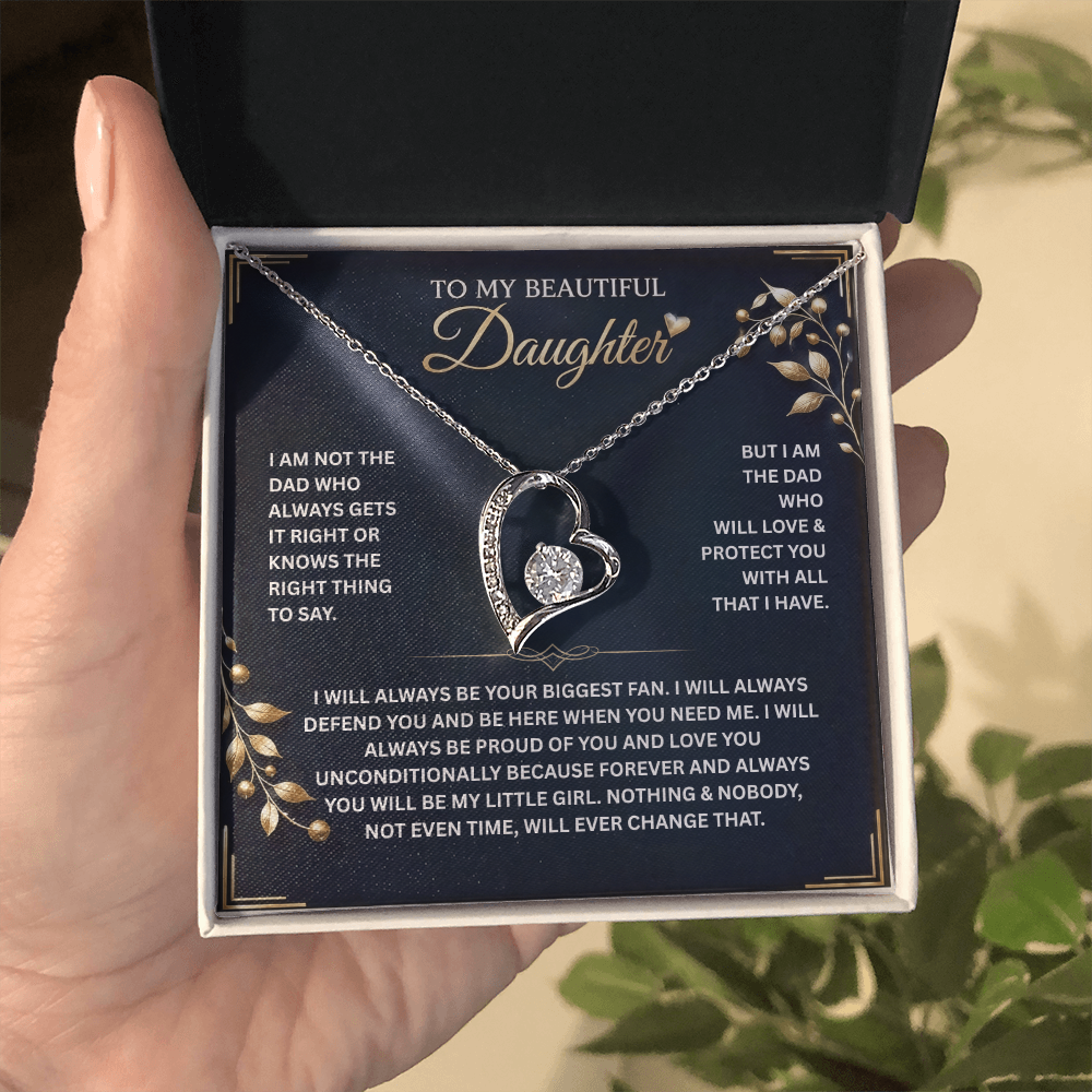 Daughter Jewelry Gift – Inspirational Necklace from Mom or Dad