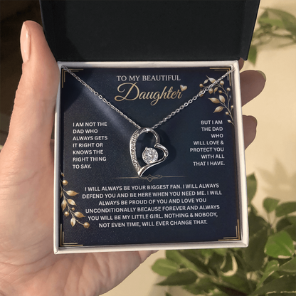 Daughter Jewelry Gift – Inspirational Necklace from Mom or Dad