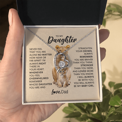 To My Adult Daughter Necklace | Meaningful Gift for Daughter from Dad