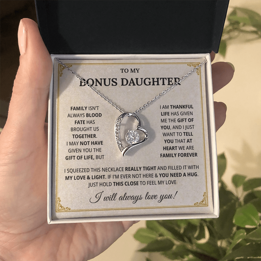 Jewelry Gifts for Stepdaughter at Wedding, Necklaces for Stepdaughter From Stepdad