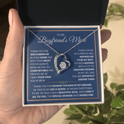 To My Boyfriends Mom Necklace - Forever Love Jewelry