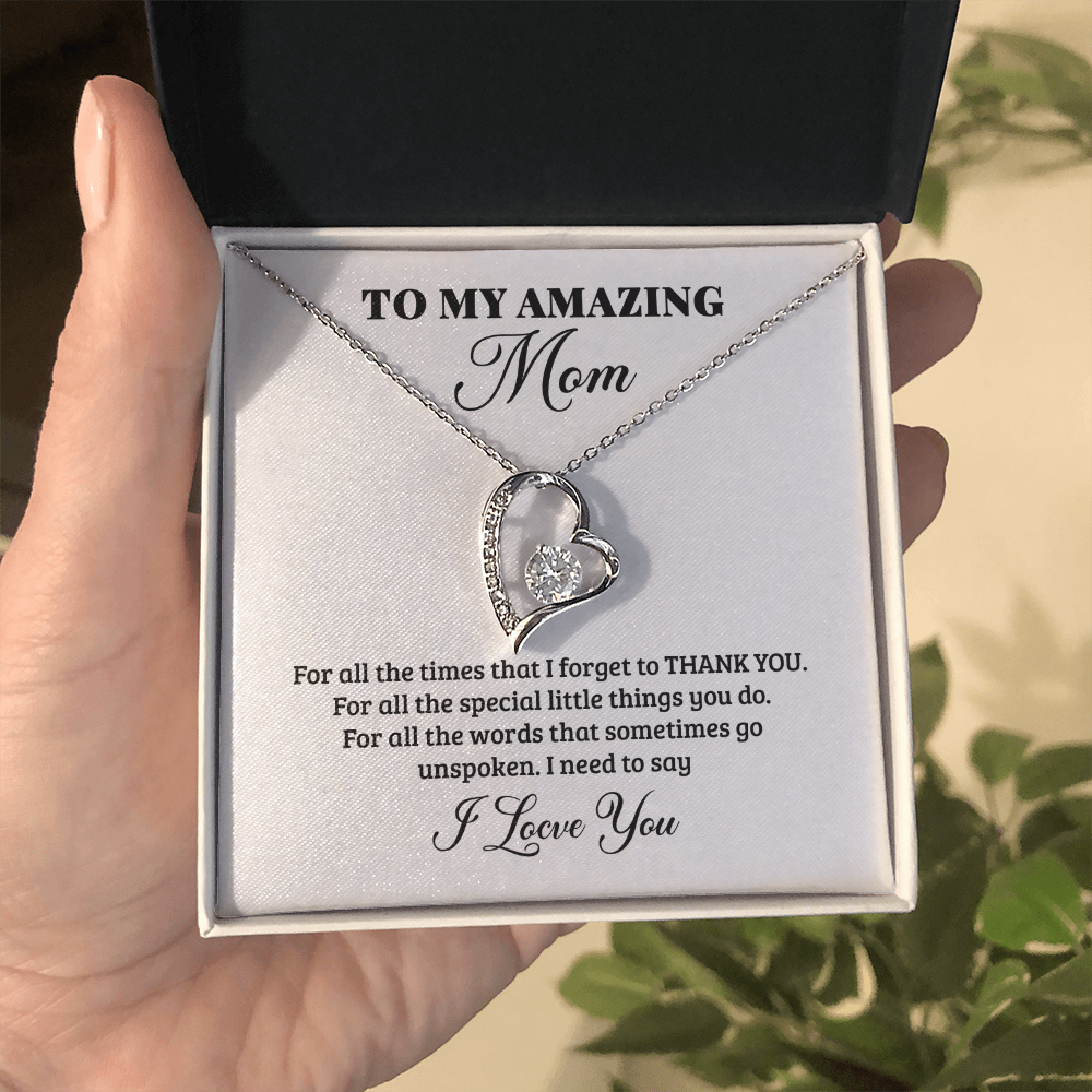 To My Mom Gift from Son | Best Selling Mother's Day 2026 Strength and Love Necklace