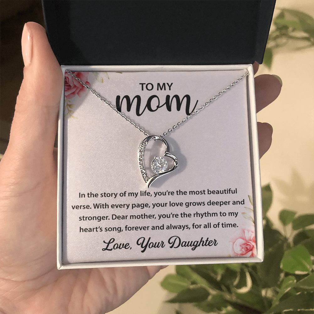 To My Mom - You're My Universe - Love Knot Necklace