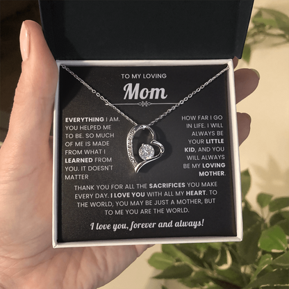 To My Mom Necklace Gifts Meaningful Gift to Mom From Son