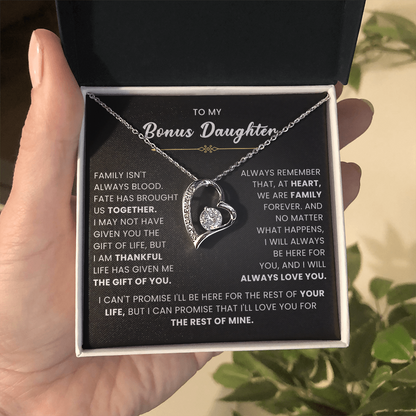 Bonus Daughter Gifts From Stepdad Stepmom With Heartfelt Message & Gift Box