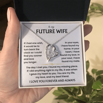 Necklace Gifts for Future Wife From Future Husband, Sentimental Jewelry Gift for Her